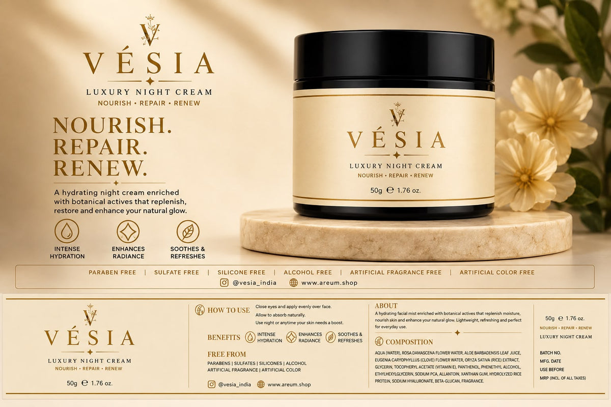 VÉSIA™ Overnight Renewal Cream | Nourish • Repair • Renew